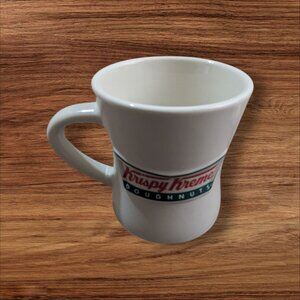 Krispy Kreme Doughnuts Ceramic Mug White Logo Coffee Cup 14oz